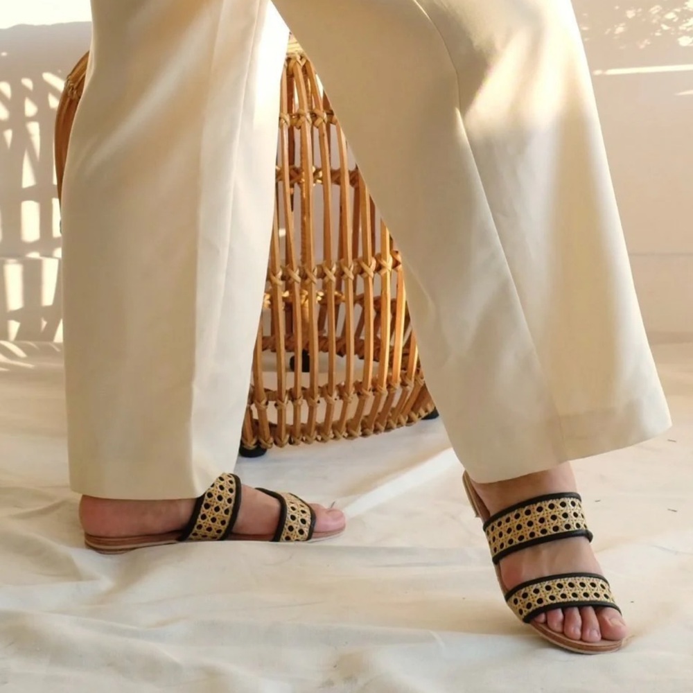 Sold Out Online! Inné Sinta Double Strap Slide - Black, brand new!